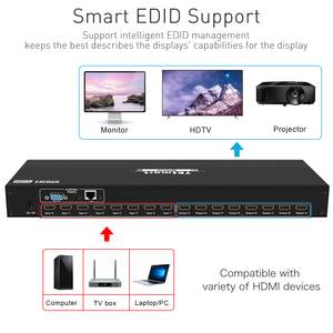 TESmart工場価格8X8HDMIマトリックススイッチャー4KサポートIRリモートコントロールビデオアクセサリーhdmiマトリックススイッチ8x8 - Product Image 3