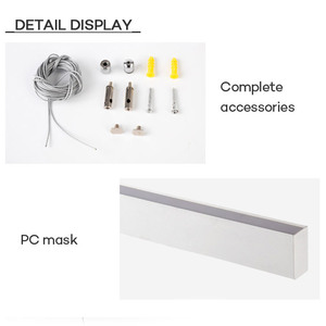 1.2M 4FT 40W 3CCT değiştirilebilir Modern tasarım LED doğrusal ışık listesi - Product Image 5