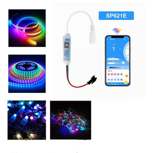 WS2812B WS2811 LED Strip SP621E iOS/Andriod App Control Support Smart LED Controller ingresso USB per Dream Color LED Light Project
