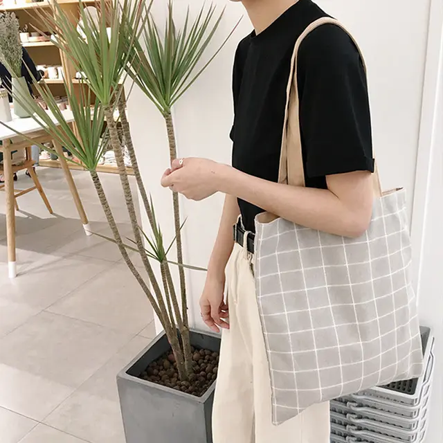 Fashion thick grey purse shopping tote bag plain,cheap extra large canvas shopping bag custom logo