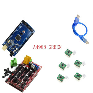Controlador para Arduino 3D, Mega 2560 R3 Mega2560 REV3 + rampas 1,4, kit arduino, Reprap MendelPrusa