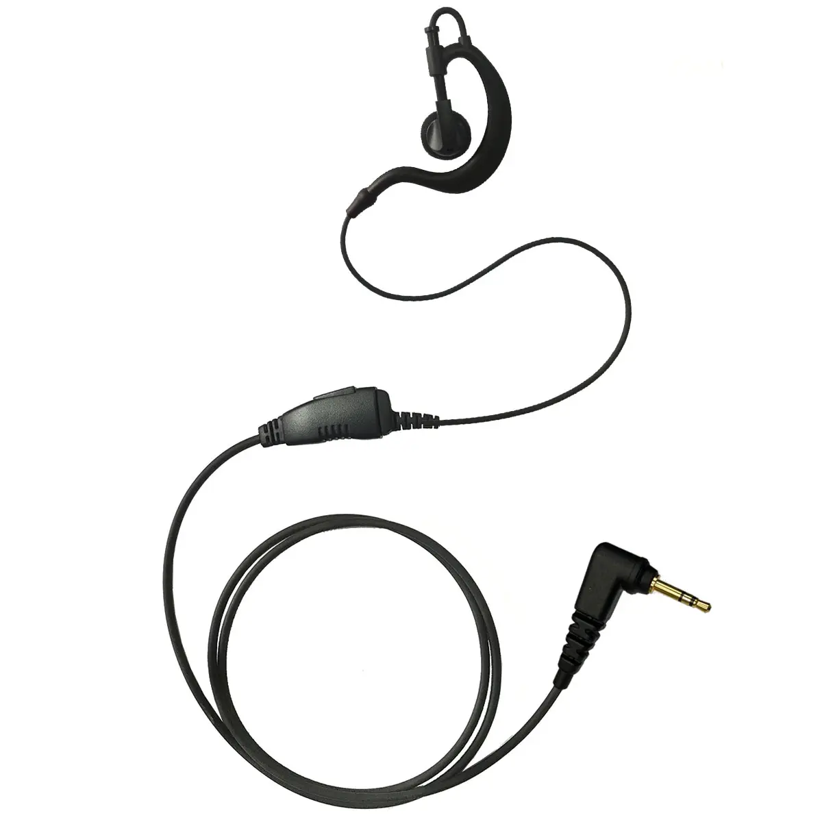 G forma auricular walkie-talkie con micrófono para 1 Pin 2,5mm Radios de dos vías Cobra hablar de T100TP T260TP T600 MH230R MR350