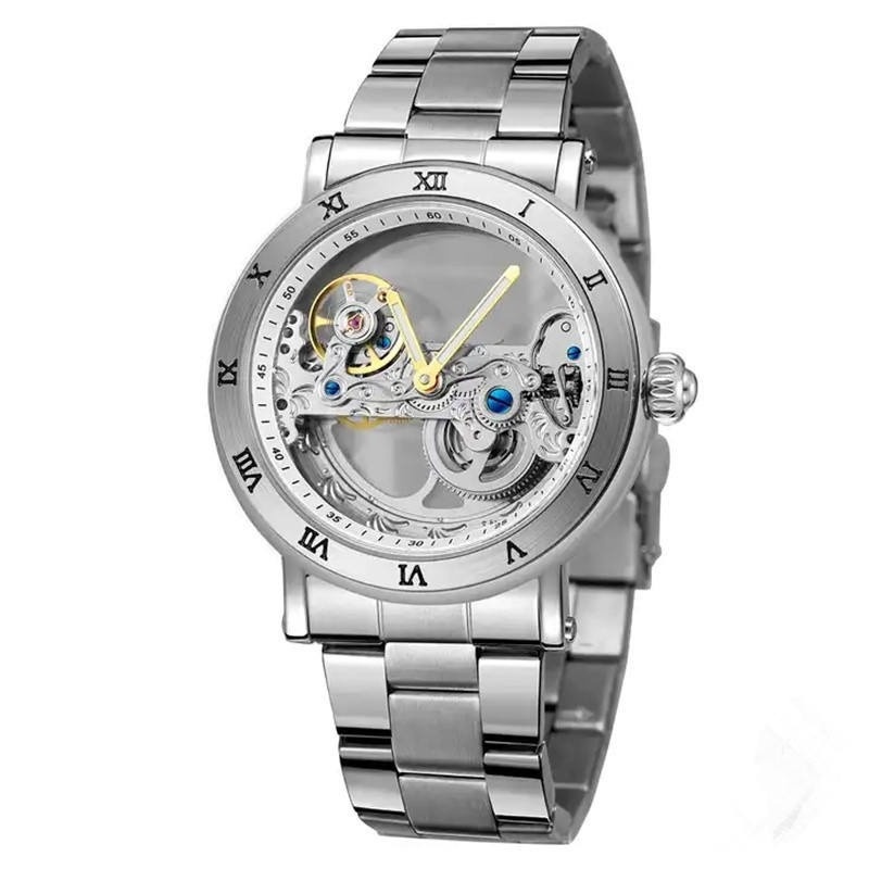 Bracelet en acier inoxydable argenté