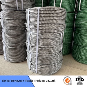 Polypropylene <strong>PP</strong> Rope in Tan Color 3 Strands <strong>Twisted</strong> 10mm - Product Image 4
