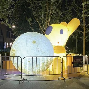 A Beautiful Inflatable <strong>Moon</strong>, with Models Hung or Displayed High up in the air - Product Image 3