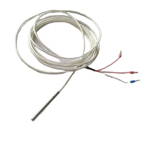 B级和1m电缆中的探头4 * 50毫米Rtd Pt100温度传感器 - Product Image 1