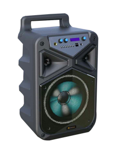 蓝牙手推车扬声器30w功率迪斯科音响DJ派对盒扬声器，带RGB发光二极管照明，用于舞台派对电脑