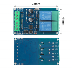 Módulo de relé Modbus-RTU 1 2 4 8 canales 10A 5V 12V 24V interruptor entrada salida optoacoplador aislamiento RS485 TTL comunicación - Product Image 3