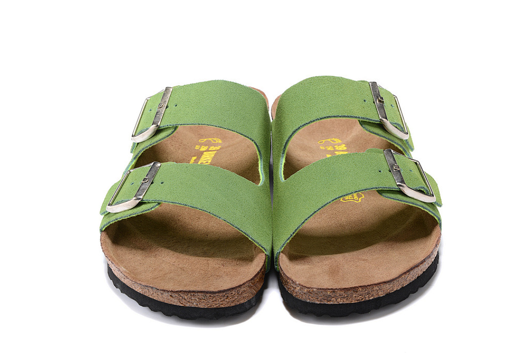 Faux daim vert pomme