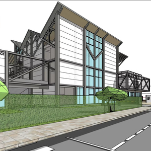 Servicio de diseño arquitectónico moderno, plano de planta, renderizado 3D, visualización de diseño de concepto de Villa y hogar