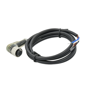 Connettore M12 inserzione diretta tipo connettori ad angolo retto impermeabili sistemi di controllo industriali segnale rete di alimentazione - Product Image 3