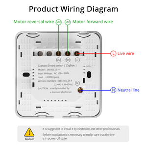 Zemismart Tuya Zigbee ab perde anahtarı stor perde motoru akıllı deklanşör anahtarı yüzde kontrolü Alexa Google ev - Product Image 6