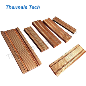 Dizüstü bilgisayar soğutma modülü için süper ince bakır yığılmış fin soğutucu - Product Image 3