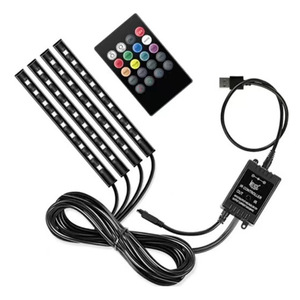 ไฟตกแต่งบรรยากาศแบบซิมโฟนี LED สำหรับรถยนต์36LED/72ไฟสร้างบรรยากาศแบบ RGB ควบคุมด้วยแอปสำหรับรถ LED - Product Image 2