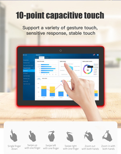 10.1 pollici Display commerciale Tablet Android Digital Signage NFC POE luce LED intelligente sala riunioni ufficio sistema di prenotazione - Product Image 2