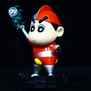Crayon Shinchan Justice Action Kamen Action Shinchan Light Up Figure Model Boxed Collectible Anime <strong>Toy</strong> Desktop - Product Image 4