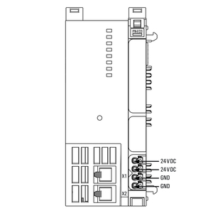 Weidmuller 2659680000 interfaccia Modbus remoto del modulo digitale Ethernet industriale I/O con ingresso digitale e uscita analogica - Product Image 4