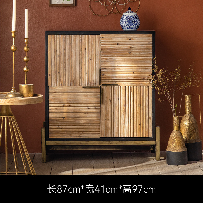 Black double doors