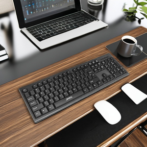 Teclado con cable USB silencioso portátil a precio de fábrica para ordenador portátil/tableta nueva interfaz de oficina de ordenador operación mecánica - Product Image 4