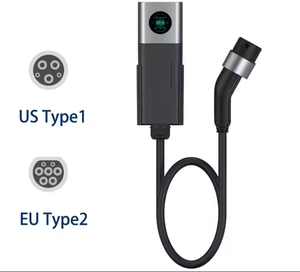 สถานีชาร์จ EV แบบพกพาระดับ2 32A ใหม่สำหรับรถยนต์ ID4 Type1 Type2 ID4-Compatible VW - Product Image 2