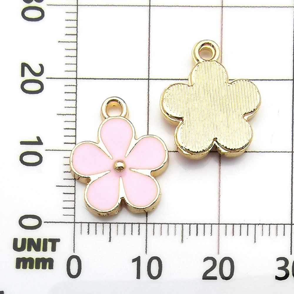 หยดน้ำมันสีชมพู 1 หยด - 0.9g - 14*17mm - 11880
