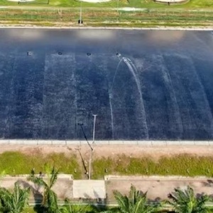 1.0mm lót HDPE geomembranes tiêu chuẩn Mỹ đen mịn ứng dụng của <span class=keywords><strong>Indonesia</strong></span> sắn tinh bột cho xử lý nước thải hồ bơi - Product Image 3