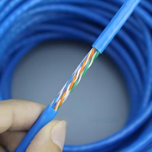 Prezzo di fabbrica Cat5 Cat5e Cat6e Cat6A Cat7 UTP FTP SFTP cavo di rete rete Patch LAN cavo 305m 23awg RJ45 rame nudo - Product Image 2