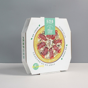 Biodegradable Recyclable Pizza <strong>Box</strong> Creative Custom Made Paper Clamshell Food Packaging Pizza <strong>Box</strong>