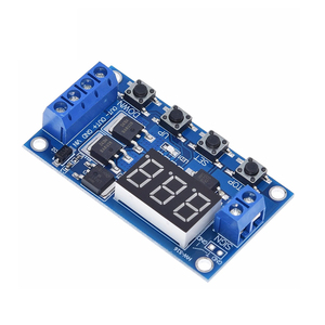 รีเลย์หน่วงเวลาดิจิทัล LED 12V 24V แบบ Dual MOS ใหม่วงจรทริกเกอร์ตั้งเวลาแผงวงจรควบคุมเวลาดีไอวาย - Product Image 6