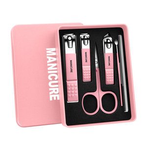 ODM Beauty Paslanmaz Çelik Tırnak Makası 6 Parçalı Çevre Dostu Set Yüksek Kaliteli Renkli Kutu Tırnak Bakım Seti - Product Image 1