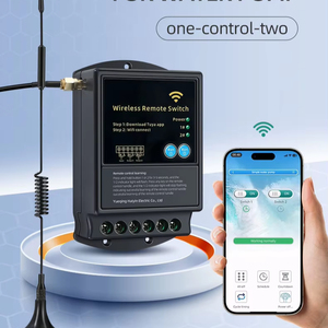 Fernbedienung Tuya-Schalter Zyklischer Timer-Ausschalt speicher für die Steuerung mit zwei Geräten AC220V - Product Image 2