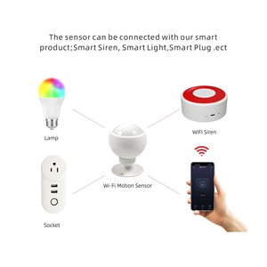 Tuya-sensor de movimiento infrarrojo de gran angular Zigbee/WiFi para seguridad del hogar, Mini Hub de monitoreo, detección humana - Product Image 4