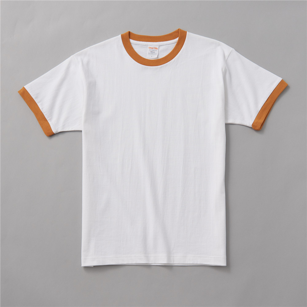 Blanco con naranja