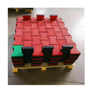 Vườn lối đi sân chơi Ngựa Đường đua interloocking Con Chó Xương cao su sàn lát gạch gạch mat - Product Image 2