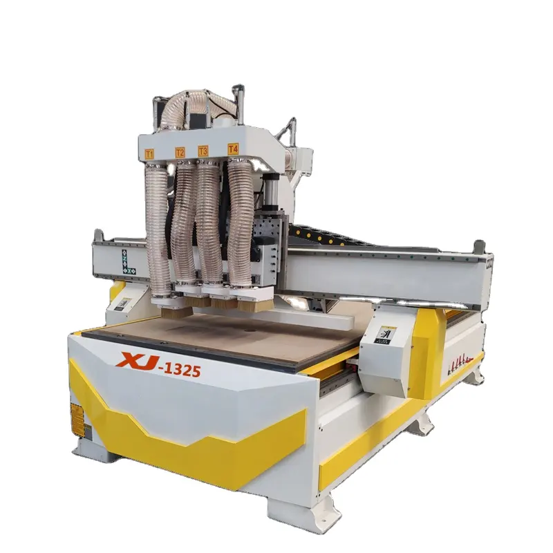 Automatischer Holz-MDF-Acryl-Holzbearbeitungs-Graveur ATC-CNC-Fräser für 3D-Türschrankschilder