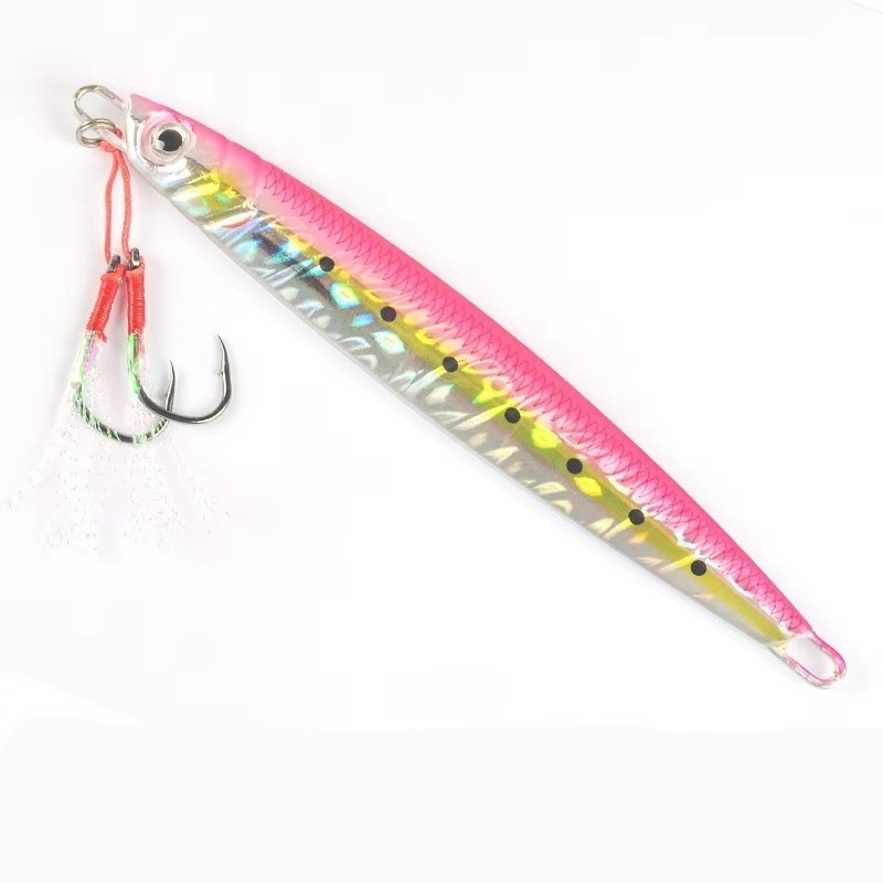 2# pink back (front hanging fish skin double hook)