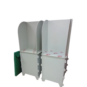 Yoklama kullanımı güçlü dayanıklı oluklu plastik yoklama istasyonu kağıt seçim standında karton oylama standında - Product Image 1