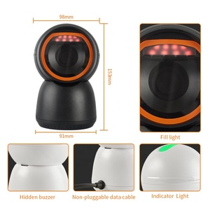 LICOERD Q2-UA Desktop Fixed Barcode Scanner <strong>Code</strong> Sweeper Speed Scanner Receipt <strong>Code</strong> Scanning Small Platform - Product Image 4