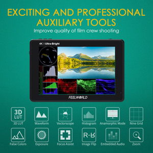 FEELWORLD LUT7 PRO F970 7&quot; Monitor - Bulk Order 2200nits Touch Screen Camera Monitor for DSLR with 4K HDMI <strong>Output</strong> - Product Image 4