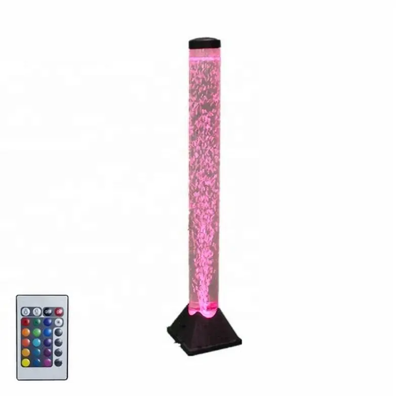 Lâmpadas de água led de bolha, personalizada, móvel, decoração, venda quente, bolha de água, tubo de luz