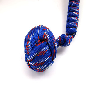 מפעל מכירה אישית 7-core Paracord קלוע כדור הגנה עצמית כדור Keychain חיצוני הישרדות קוף אגרוף קשר Keychain - Product Image 5