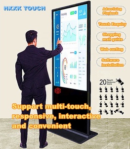 HXXK IPS 4k <strong>LCD</strong> Digital Signage <strong>Displays</strong> Interactive Android System WIFI Touch Screen Kiosk SDK <strong>Function</strong> Floor Stand Advertising - Product Image 3