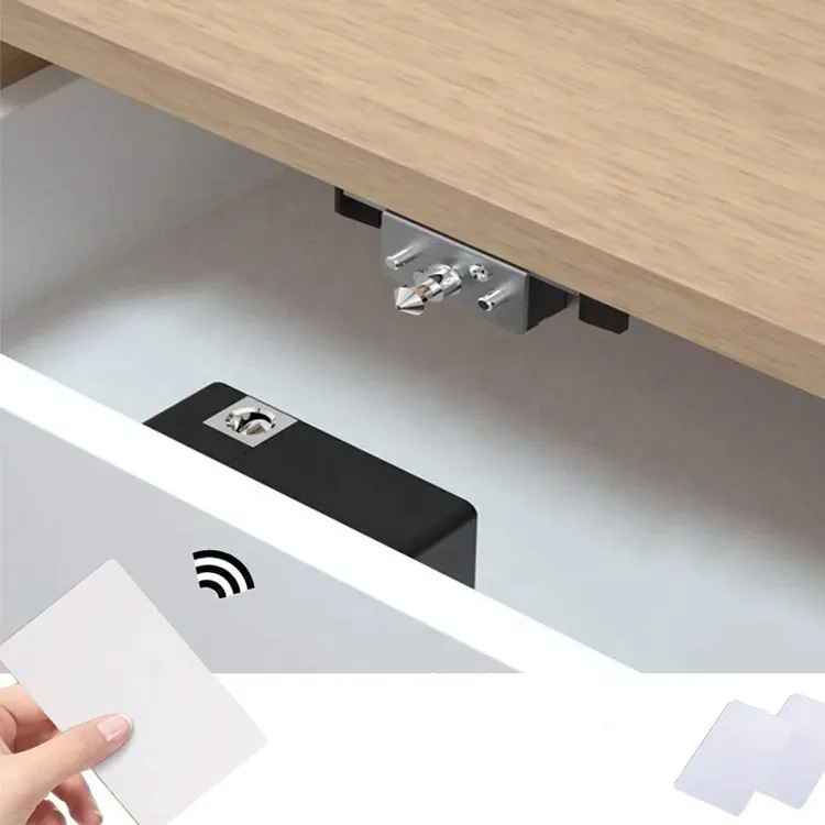 Invisible USB Cable Electronic Hidden Cabinet Lock for Wooden Cabinet Drawer Pantry Locker RFID Entry