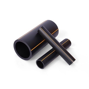 中国好工厂提供各种口径PE天然气管道SDR11气体橙色线HDPE塑料管 - Product Image 1