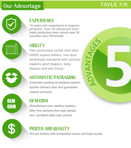 Ultra-Dày & Ultra-Mỏng Mềm Sexy Hữu Cơ Tùy Chỉnh Miễn Phí Của Phụ Nữ Vệ Sinh Khăn Ăn Kinh Nguyệt Miếng Đệm Làm Bằng Tre Than - Product Image 4