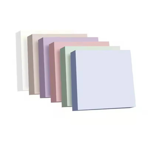 Juego de notas adhesivas reutilizables Bloc de notas adhesivo conveniente para la Oficina Escuela Recordatorios de mensajes en casa Respetuoso con el medio ambiente - Product Image 1