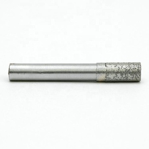 Düz tabanlı sinterlenmiş elmas kesim aracı taş kesici CNC elmas End değirmen taşı kesme yönlendirici ucu gravür - Product Image 5