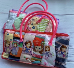Girls Cute Cartoon Cotton Children <strong>Underwear</strong> Triangle <strong>Underwear</strong> Little Girls <strong>Underwear</strong> 6 Packs Anna Elsa 3T-12T