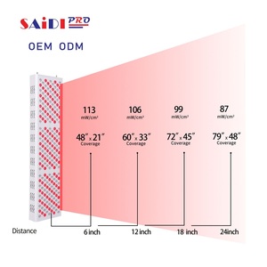 Home Stand Iron Red Light Therapy Panel Lamp No Flicker RED NIR Infrared Pulse <strong>Remote</strong> Timer for <strong>AU</strong>/US/EU Plugs LED Light Therapy - Product Image 2
