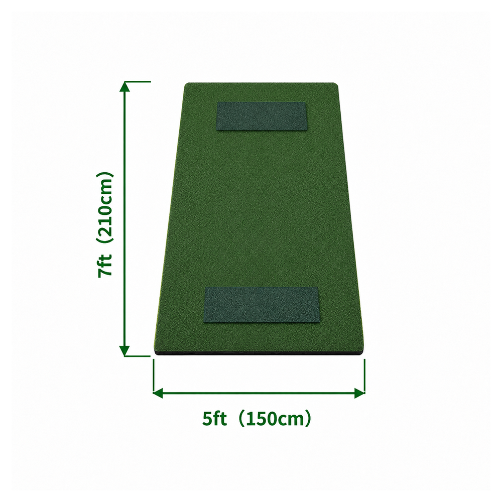 Tapis de frappe de golf vert de 5 pieds x 7 pieds